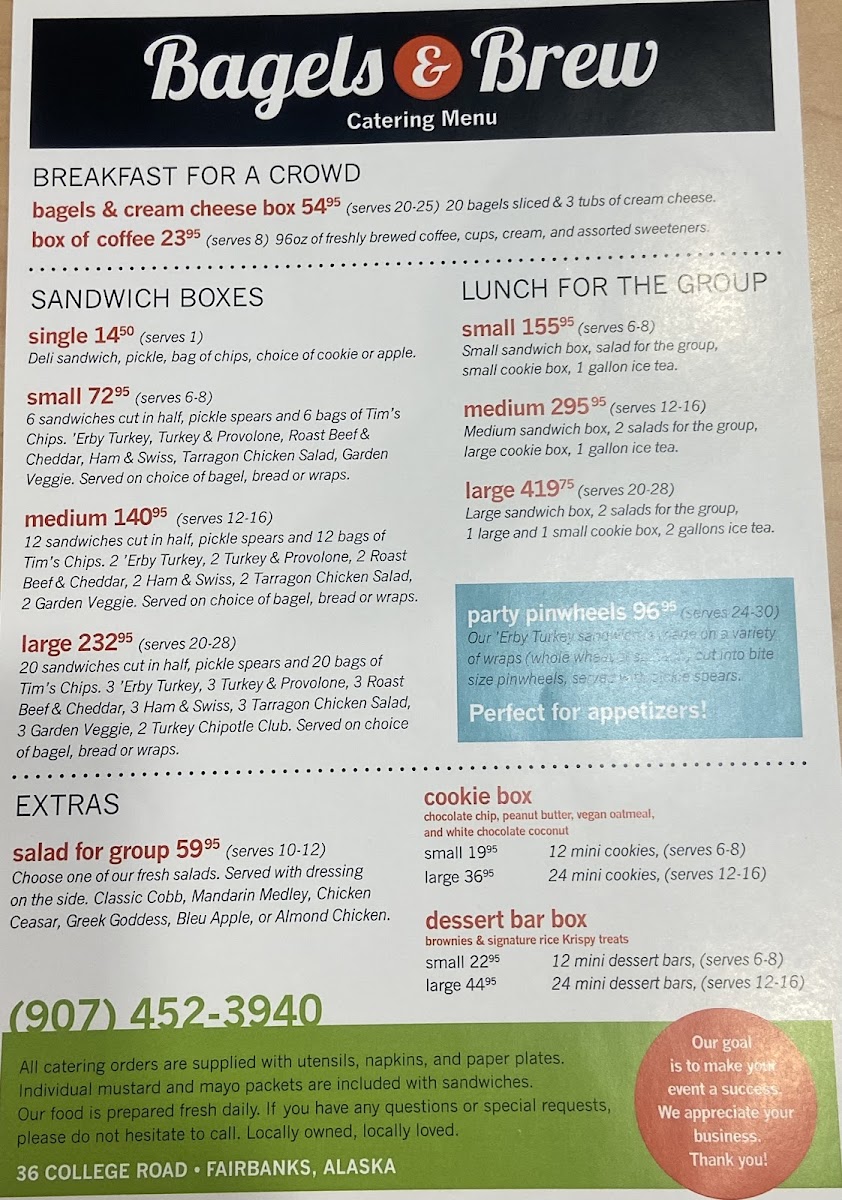 Menu Bagels & Brew-1