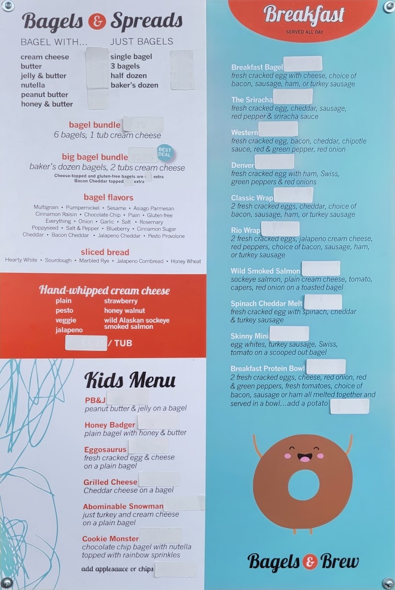 Menu Bagels & Brew-2