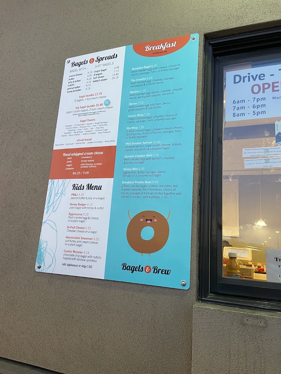Menu Bagels & Brew-9